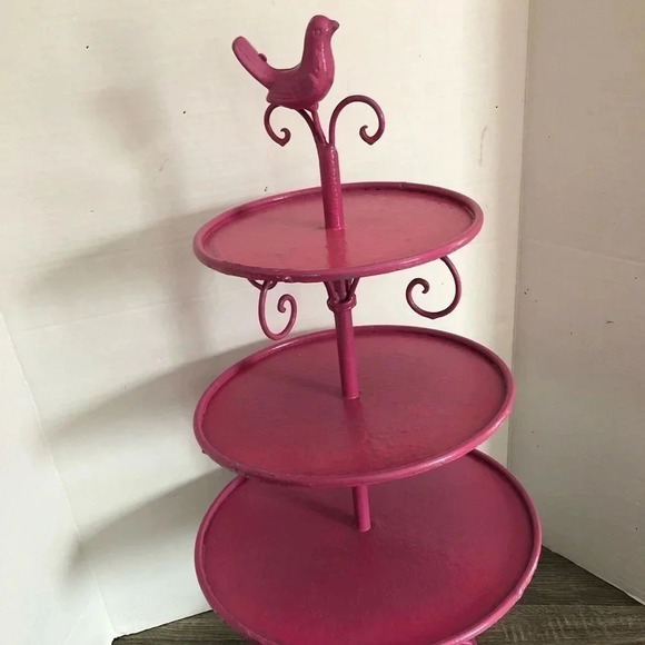 HOST PICK! Heavy Metal Three Tiered Stand - Picture 1 of 16